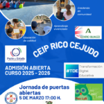 Cartel admision curso infantil escolar celeste (2)